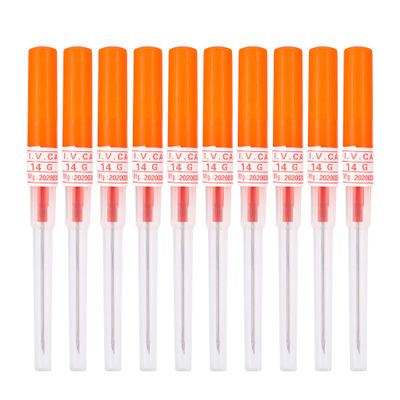 DOWEI Ear Nose Piercing, 10pcs 14G Piercing IV Catheter Kit Piercing for IV Start Kits, Body Piercing Tools, Piercing Supplies (14G)