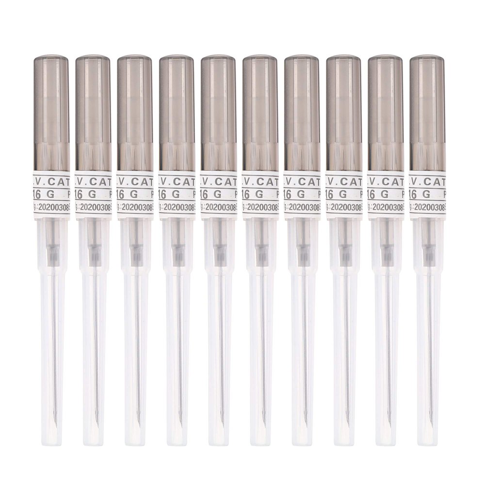 DOWEI Ear Nose Piercing 10pcs 16G PiercingIV Catheter Kit Piercing for IV Start Kits, Piercing Tools, Piercing Supplies (16G)