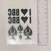 5 Sheets of Temporary Tattoos I Love BBC and QoS Queen of Spades 30 Total Tattoos view 2