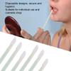 100pcs/Set Disposable Lip Brushes Make Up Brush Lipstick Lip Gloss Wands Applicator Tool Makeup Beauty Tool Kits Green view 4