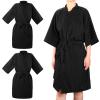 2 Pieces Salon Robes Smock for Clients Waterproof Hairdressing Gown Salon Cape view 1