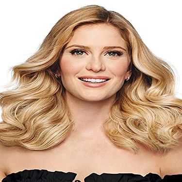 12" Length 1 Piece Clip-In Extension Color R14/88 Golden Wheat - Tru2Life 100% Heat Friendly Synthetic Fiber Hairdo Full Volume Loose Waves or Curls Extensione de Cabello Maxwigs Hairloss Booklet