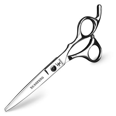 XUANFENG 6 Inch Barber Japanese 440C Hair Scissors Shear Barber Diverse Thinning Scissors Set Hair Salon Styling Tools (Cutting scissors)