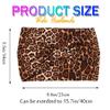 GORTIN Extra Wide Headbands for Women Leopard Print African Headband Cheetah Turban Pack of 4 view 4