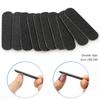 100 Pcs Mini Nail Files Bulk, Mwoot Disposable Double Sided Emery Board 180/240 Grit, Fingernail Nail File Buffer Set Manicure Tool for Natural Acrylic Fake Nails Home and Salon Use (Black) view 3