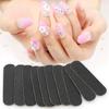 100 Pcs Mini Nail Files Bulk, Mwoot Disposable Double Sided Emery Board 180/240 Grit, Fingernail Nail File Buffer Set Manicure Tool for Natural Acrylic Fake Nails Home and Salon Use (Black) view 4