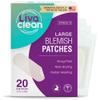 20 CT LivaClean Large Hydrocolloid Acne Patches - for Pore Spots Nose Face Cystic Pimple Zit Patch - Big Pimple Patches Hydrocolloid Bandages Strips view 1