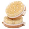 2-Pack Dry Brushing Body Brush for Lymphatic Drainage, Round Dry Exfoliating Brush with Massage Nodes for Cellulite, Dry Skin, Circulation Boost view 1