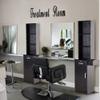 BarberPub Wall Mount Barber Station Hair Styling Drawer Storage Beauty Salon Spa Equipment 3208 (Black) view 2