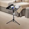 Tattoo Armrest Tripod Stand,Large Tattoo Work Station,Height Adjustable Foldable Tattoo Mobile Display Stand Arm Leg Rest Studio Armrest Pad Stand 61-107cm view 2