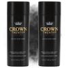 CROWN Hair Building Fibers Multipack (2 x 28g) - Instantly Cover Fine & Thinning Hair for a Thicker, Fuller Look - A Natural Keratin Concealer - 13 Shades for Men & Women - Black view 1