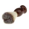 Men Shaving Brush + Stainless Steel Holder Stand + Soap Mug Bowl Set view 3