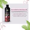 AYURVEDASHREE Hair Treatment Oil with Red Onion, Oil blends of Black Seed, Pure Argan, Sandalwood & Rose - 200 Ml/6.7 fl oz view 3