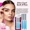 Facial Razor Hair Removal - Dermaplaning Tool Peach Fuzz Remover Trimmer Women Remove Fine Hair Blue Eyebrow Razors Dermaplane Face Shavers Exfoliating Sensitive Skin Travel Essential view 2