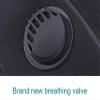 Cosplay Black Cloth Face Mask/Face Guard, vented view 4