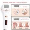 Electric Callus Remover for feet, Rechargeable Foot File Hard Skin Pedicure Tools Lady Shaver Pedicure Hair Remover Epilators for Womens Wet and Dry Painless Razor Bikini Trimmer, with LED Light view 2