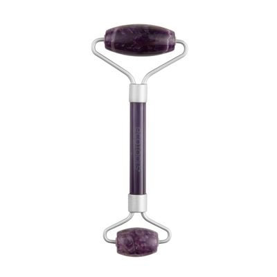 EcoTools Amethyst Facial Roller, Real Stone Face Roller & Massager, Skincare & Sculpting Tool, Reduces Puffiness & Dark Circles, Eco-Friendly Beauty Tool, Vegan & Cruelty-Free, 1 Count
