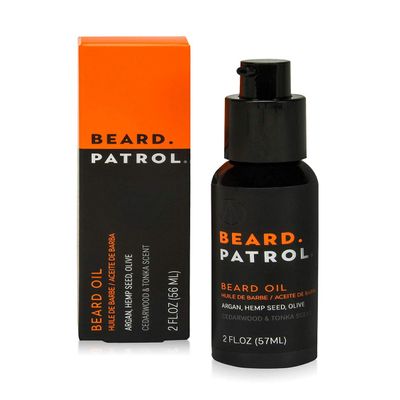 Bump Patrol Beard Patrol Men's Beard Oil - Softens, Smooths & Strengthens Beard Growth Grooming Beard and Mustache Maintenance Treatment - Cedarwood & Tonka - 2 Fl Oz (Pack of 1)