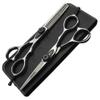 5.5/6-inch professional hair clipper set with sharp scissors, easy to trim, suitable for barbers, hair salons, and more. (6 inch-2pc) view 1