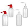 EXCEART 4pcs Hair Cleaning Bottles Empty Shampoo and Dry Washing Bottles for Salon Use Includes and Red White Spray Containers for Hair Care and Plant Watering view 1