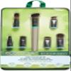 EcoTools Interchangeables Total Renewal Eye Makeup Brush Kit, Customizable Makeup Brushes for Eyeshadow, Travel-Friendly Kit, Eco-Friendly Synthetic Bristles, Cruelty Free & Vegan, 9 Piece Set view 1