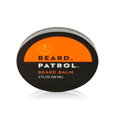 Bump Patrol Beard Patrol Beard Balm for Men - Grooming Treatment with Argan Oil, Shea Butter, & Cocoa Butter Strengthens & Softens Beards & Mustaches - Lemongrass Scent Leave-in Conditioner Wax