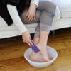 Foot Exfoliator Pedicure Tool Callus Remover Scrubber Skin Cleaner (Purple) view 3
