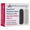 Americanails EasyPeel Pedicure Abrasive Strips for Foot File - Professional Foot Care Pedicure - Hard Cracked Skin, Corns, Callus, Dead Skin Remover for Smooth Feet - Foot Scrub Care Tool (100 Pack) view 1