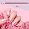 Mudder 8 Pcs Stone Nail File Pumice Stick for Fingernails Pumice Rock Nail Cuticle Pusher Rock File for Home Salon Toenail Buffing Tool view 2