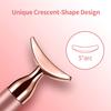 2-IN-1 Electric Face Massager Roller 24k Rose Gold Face Roller, 3D Roller and Unique Crescent Shape Facial Roller Massager Kit Arm Eye Nose Massager Skin Care Tools view 3