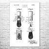Shaving Brush Poster Print, Barber Shop Art, Barber Gift, Bathroom Decor, Stylist Gift, Salon Wall Art, Shaving Gift Black & White (11 inch x 14 inch) view 1