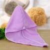 Duan DqhSuperfine Fiber Fabrics Bath Cap Quickly Dry Hair Hat Wrapped Towel Microfiber Solid Hair Turban Bathroom Accessories (Color : Purple) view 1
