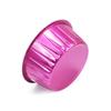 10 Pcs Container Golden Aluminum Foil Bowl Wax Bean Melting Wax Bowl Melting Wax Bowl Reusable Round Shape Aluminum Depilatory Foil Bowl for Home Waxing Spa Face Arm Armpits Legs Bikini (Rose Red) view 4