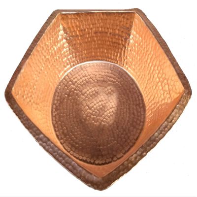 Shiny Copper Pentagon Pedicure Foot Basin
