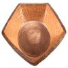 Shiny Copper Pentagon Pedicure Foot Basin view 1