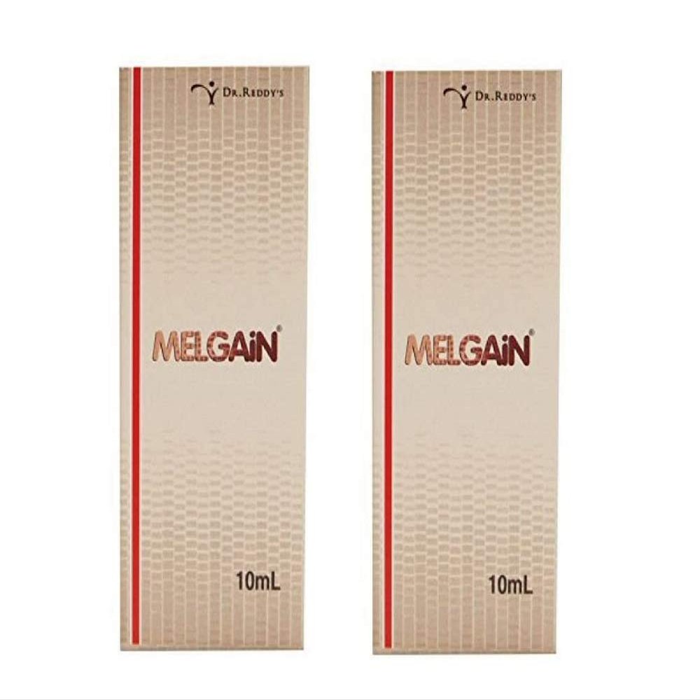 Melgain Lotion for Vitiligo/White Patches: Decapeptide : Stimulates Pigmentation 10ml (Pack OF 2) - With Express Shipping