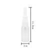 12 Pieces 30 ml Empty Plastic Nasal Spray Bottles Refillable Plastic Nasal Spray Bottles Pump Sprayer Mist Nose Spray Refillable Bottle, Transparent view 2