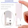 2Pcs Ear Piercing Kit Automatic and Painless Ear Nail Gun Disposable Aseptic Household Ear Piercing Gun Portable Ear Piercing Gun Group Ear Piercing Tools (3mm, Silver) view 2