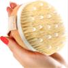 Dry Body Brush (1 Pack) - Reduce Cellulite, Dry Brush for Cellulite and Lymphatic Drainage, Exfoliating Brush with Soft Massage Nodules, Shower Brush Body Scrubber (100% Natural Bristle Brush) view 1