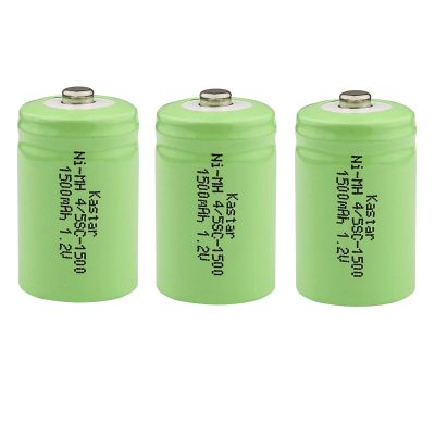 Kastar 3 Pcs Ni-MH Battery 1.2V 1500mAh Replacement for Wah 00745-301 00745301 93148-100 93148100 415745-101 415745101 9816 9916 9918 9920 9925 9940 9326 9020 7060 Razor/Trimmer/Clipper/Shaver