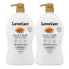 2-PACK LoverCare Goat's Milk Moisturizing Body Wash Shower Cream Almond Oil & Cocoa Butter 40.7 fl oz view 1