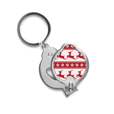 Christmas Elk Star Red Festival Finger Nail Clippers Scissor Stainless Steel Cutter