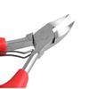 AnHua 2 Pcs Stainless Steel Nail Clippers Trimmer Ingrown Pedicure Care Professional Cutter Nipper Tools for feet toenail (Red) view 4