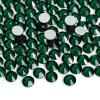 Jollin Glue Fix Crystal Flatback Rhinestones Glass Diamantes Gems for Crafting Nail Art Crafts Decorations Clothes Shoes 2.8mm (ss10 2880pcs, Dark Green) view 1