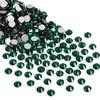 Jollin Glue Fix Crystal Flatback Rhinestones Glass Diamantes Gems for Crafting Nail Art Crafts Decorations Clothes Shoes 2.8mm (ss10 2880pcs, Dark Green) view 2