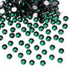 Jollin Glue Fix Crystal Flatback Rhinestones Glass Diamantes Gems for Crafting Nail Art Crafts Decorations Clothes Shoes 2.8mm (ss10 2880pcs, Dark Green) view 3