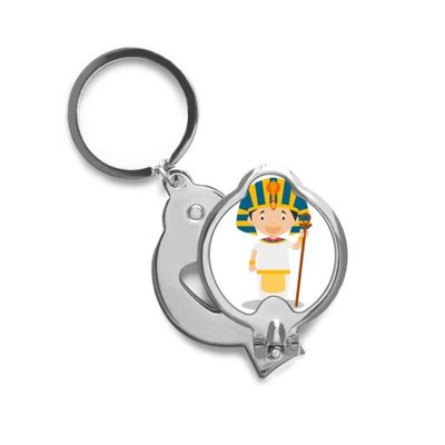 Yellow Hat Egypt Cartoon Finger Nail Clippers Scissor Stainless Steel Cutter