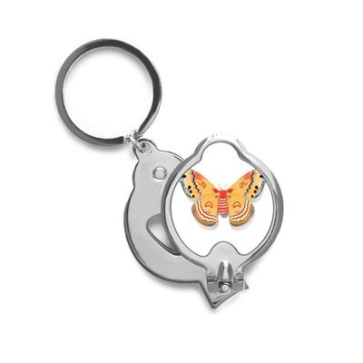 3D Chinese Butterfly in Orange Colour Finger Nail Clippers Scissor Stainless Steel Cutter