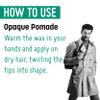 FRAMESI BARBER GEN Opaque Pomade, 3.4 fl oz, Pomade for Men, Matte Hair Wax view 2