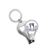 14 February Love Quote Handwrite Fingernail Clipper Cutter Opener Key Chain Scissor view 1